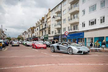 Supercars in Bexhill Town Centre (thumbnail)